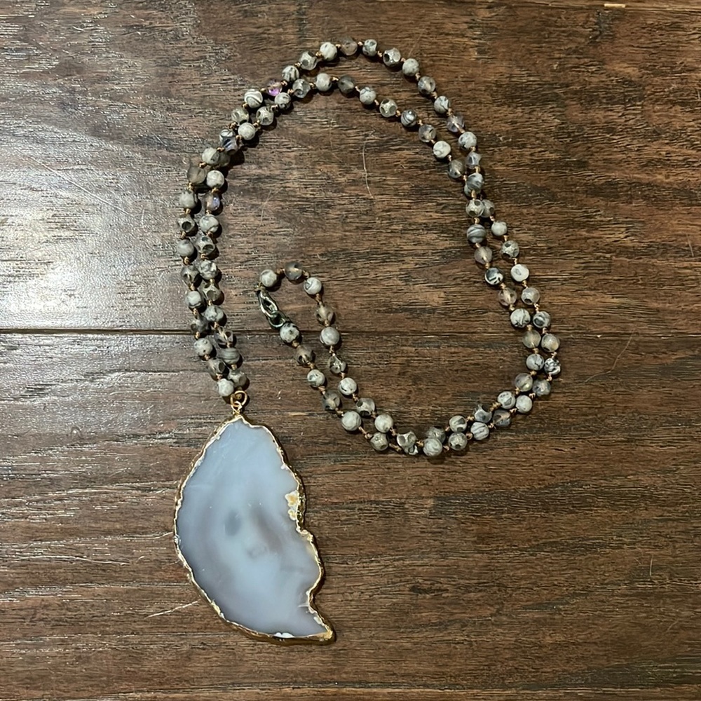 Stone necklace